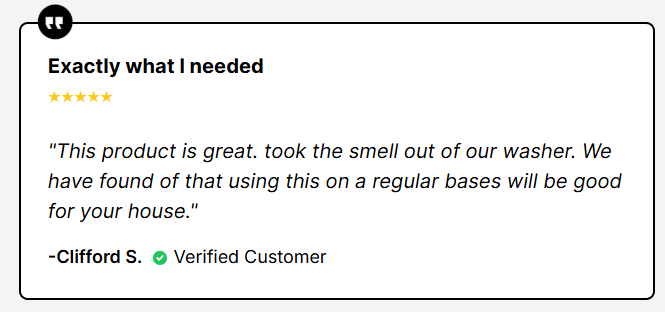 X-All Washing Machine Cleaner customer reviews